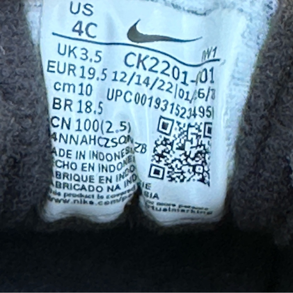 NEW Nike Force 1 Crib Baby Bootie Size 4C for Infant Toddler New Walker - Picture 8 of 9